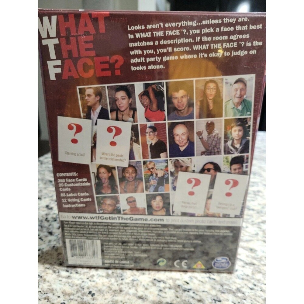 NEW What The Face? Game of Inappropriate First Impressions **Adult** SEALED